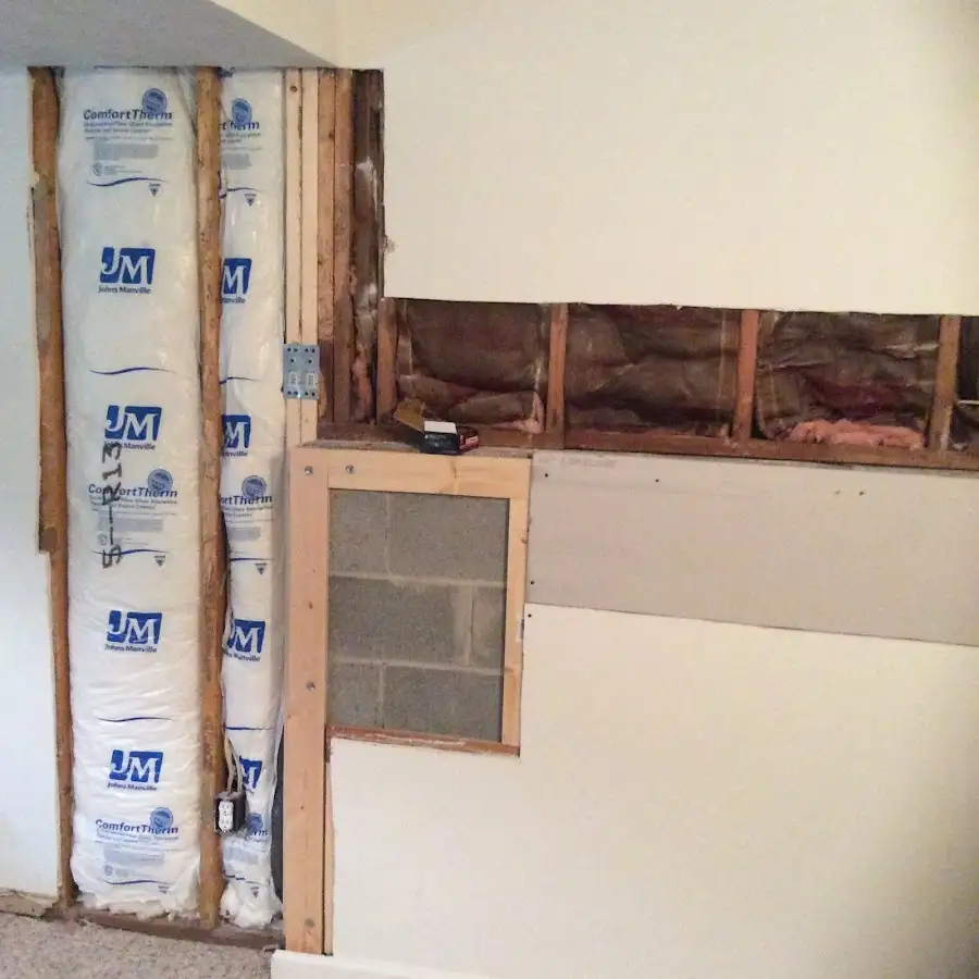 Wall insulation replacement during Contents Cleaning & Restoration in Arcadia